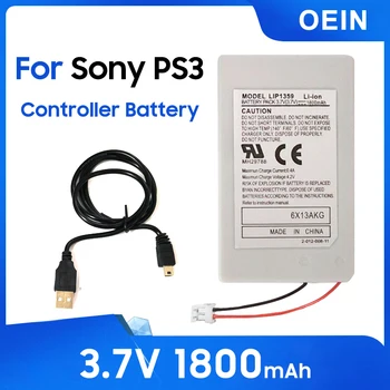 1 шт. литий-ионный аккумулятор для Sony PS3 PlayStation3 Беспроводной контроллер PS3 геймпад 3,7 В 1800 мАч Аккумуляторная батарея