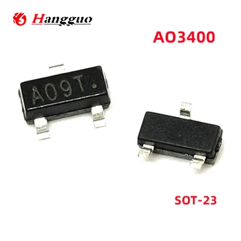 1000 шт./лот AO3400 SOT23 AO3400A SOT-23 A09T SOT MOS FET транзистор лучшего качества