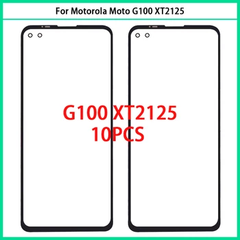 10шт 6,7”Для Motorola Moto G100 XT2125 Сенсорный Экран Внешний Стеклянный Объектив ЖК-дисплей Передняя Панель Сенсорный Экран OCA Клей Для Moto G100 XT21