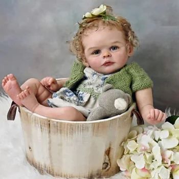 19-дюймовый комплект куклы-Реборн Joleen Sweet Baby Soft Touch DIY Незаконченные Неокрашенные детали куклы Cute Babe Reborn Kit