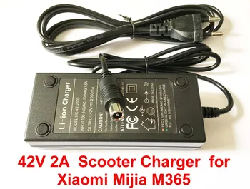 1ШТ 42V 2A Электрический Адаптер Для Скейтбординга Зарядное Устройство Для Скутера Для Xiaomi Mijia M365 Электрический Скутер Аксессуары Для Велосипедов EU/US/ AU/UK Plug