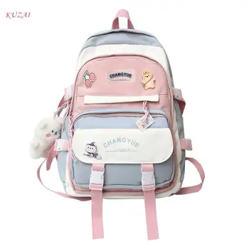 2023 Новый женский рюкзак-тележка, Студенческая сумка, Женский Водонепроницаемый рюкзак для путешествий, Милый рюкзак для девочек-подростков, школьная сумка для ноутбука
