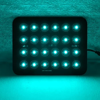 24 Вт Голубой 495нм ~ 500нм LED + печатная плата для DIY лампы Точечная лампа для аквариума с растениями