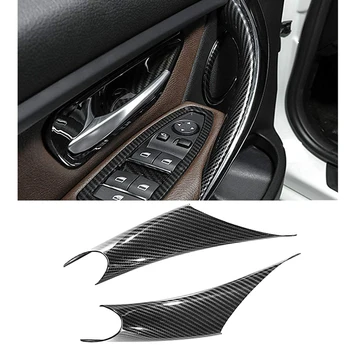2шт Крышки Дверных Ручек для BMW 3 Серии F30/F31 4 Серии F32/F36 Крышки Дверных Ручек (Углеродное волокно)