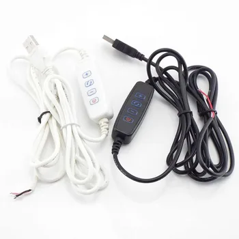 3-контактный DC 5V светодиодный Диммер удлинительный кабель USB-Порт Линия Питания Затемняющий провод Переключатель управления цветом Адаптер Для светодиодной Лампочки
