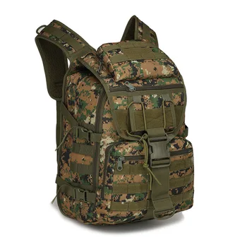 40-литровый Камуфляжный Военный рюкзак, Мужской тактический рюкзак, система Molle, Спортивная сумка, Водонепроницаемый Походный 3D-рюкзак