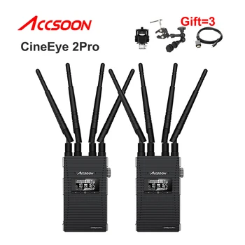 ACCSOON cineye 2 Pro Беспроводной Передатчик-приемник 2,4-5 ГГц Двухканальная Передача 1080P-HDMI Система Мониторинга 2Pro для Камеры