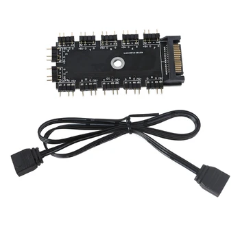 AURA SYNC 5V 3-контактный разветвитель ARGB-концентратора и удлинительный кабель RGB для материнской платы MSI RGB со светодиодным вентилятором охлаждения Прямая поставка