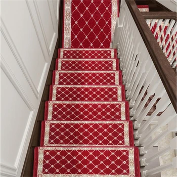 beibehang Европейский стиль лестничный коврик для ног коврик для ступеней без клея самоклеящийся лестничный ковер из массива дерева нескользящий коврик бытовой полный