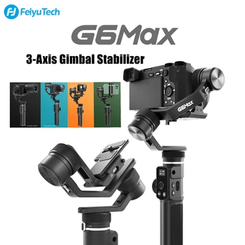 FeiyuTech G6 Max 3-Осевой Ручной Карданный Стабилизатор для Беззеркальной Карманной Экшн-Камеры Sony ZV1 Canon GoPro Hero/8/7/6/5