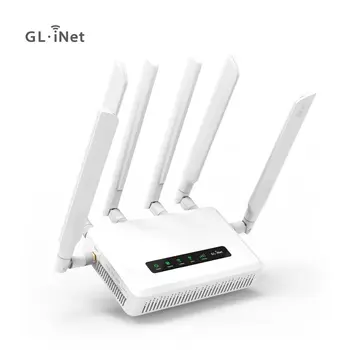 GL.Маршрутизатор шлюза iNet GL-X3000 (Spitz AX) 5G AX3000, Wi-Fi 6, Multi-WAN и съемные антенны, две SIM-карты, OpenVPN и WireGuard