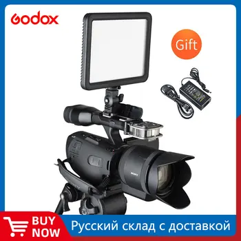 Godox Ultra Slim LEDP120C LED120C 3300K ~ 5600K Лампа Непрерывного Освещения Студийного Видео Для Камеры DV Camcorder с Бесплатным Адаптером Питания