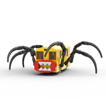 Moc Horrors Game Choo Choo Charles Набор строительных блоков Паучий поезд с изображением животного Креативная игрушка-конструктор в подарок для детей