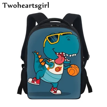 Twoheartsgirl Мультяшный динозавр Для малышей, школьный рюкзак для детей дошкольного возраста, мини-рюкзак для детей 