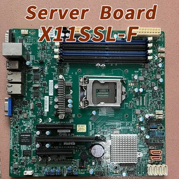 X11SSL-F для материнской платы Supermicro с одним разъемом H4 (LGA 1151) Процессор Xeon E3-1200 v6/v5 7-го/6-го поколения. Серия Core i3