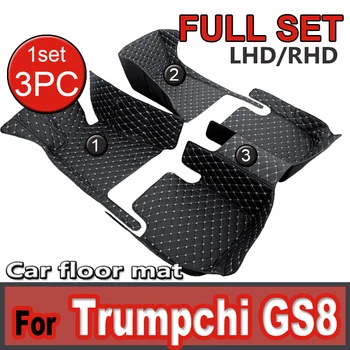 Автомобильные коврики для GAC Trumpchi GS8 Seven Seats 2020 2021 Пользовательские автомобильные накладки для ног Автомобильные Ковровые покрытия Аксессуары для интерьера
