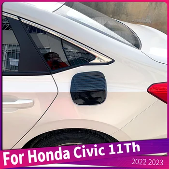 Автомобильный Стайлинг для Honda Civic 11Th 2022 2023 ABS Внешняя Наклейка на крышку Бензобака/Топливного/Масляного бака