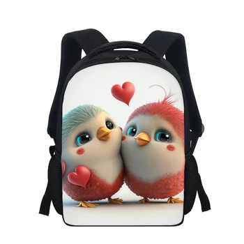 Детский рюкзак с 3D-принтом Cute Bird Мультфильм Kawaii Сумка для книг в детском саду Сумки для малышей Детская сумка Модные Легкие школьные принадлежности