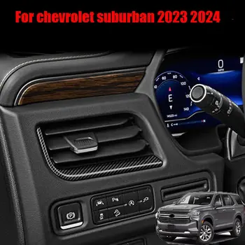 Для Chevrolet suburban 2023 2024 передняя панель слева справа крышка розетки кондиционера боковая крышка вентиляционного отверстия кондиционера аксессуары для интерьера