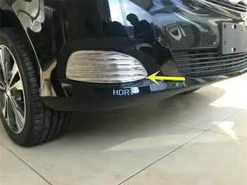 Для Mercedes-Benz V Class 2014-2021 Накладка передних противотуманных фар Рамка фонаря Защита для стайлинга автомобилей Аксессуары для украшения наклейка