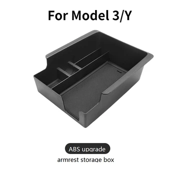 Для Tesla 3 /Y Хранение и отделка Аксессуаров интерьера автомобиля Ящик для хранения Подлокотника центрального управления автомобиля