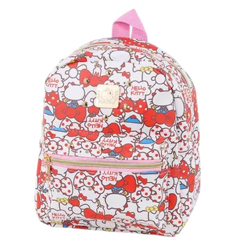 Женский Мини-рюкзак PU Маленькая сумка Hello Kitty Рюкзаки 24 см * 10 см * 18,5 см Kawaii Y2k Рюкзак Для девочек Подарок на День Рождения Женская Милая сумка