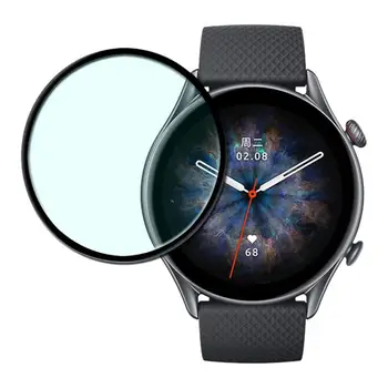 Защитная Пленка Для смарт-часов Huami Amazfit GTR 3 Pro /GTR 3 Smartwatch, Устойчивая К Царапинам 3D-Защита экрана с полным покрытием