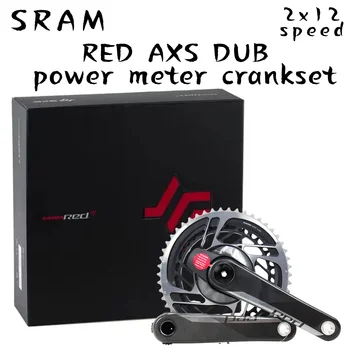 Измеритель мощности SRAM quarq red axs dub карбоновый коленчатый вал 2x12 скоростей оригинальные рукоятки Для шоссейного велокросса Гравийные рукоятки