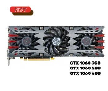 Используемая видеокарта Inno3D GeForce GTX 1060 3GB 5GB 6GB Gaming GPU GDDR5X 192-битный PCI Express 3.0 × 16 8Pin GeForce GTX 1060 6GB