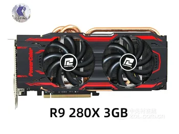 Используемые видеокарты R9 280X 3GB AMD Radeon R9 280A 3GB Видеокарты GPU Для настольных компьютеров Игровая карта Видеокарта PCI-E X16 HDMI