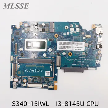 Используется для Lenovo S340-15IWL 15,6-дюймовая Материнская плата ноутбука SRFFZ I3-8145U DDR4 + 4G RAM 5B20S42034 EL5C3 EL531 EL431 LA-H101P