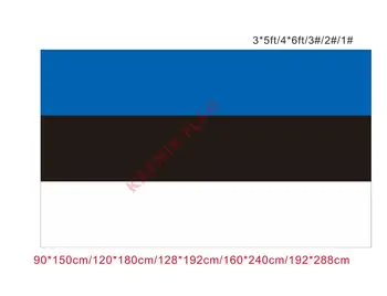 КАФНИК, бесплатная доставка 90x150 см/128*192 см/160*240 см/192*288 см большие флаги флаг Эстонии для внутреннего наружного декоративного