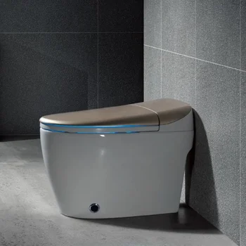 Керамический напольный умный туалет Интеллектуальная автоматическая мойка и чистка унитаза высококачественный популярный дизайн 2012B