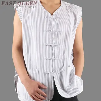 Китайская рубашка для мужчин традиционная китайская одежда для мужчин мужская китайская рубашка с воротником мандарина, топы для кунг-фу, FF448