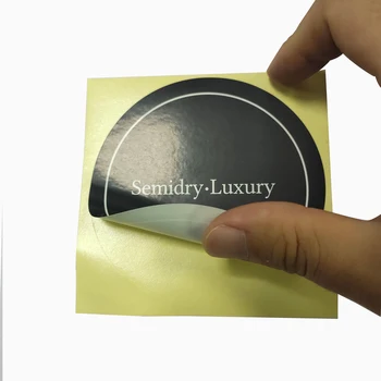 Клейкие этикетки для банок, наклейки на мелованную бумагу с логотипом для печати, персонализированная водонепроницаемая наклейка
