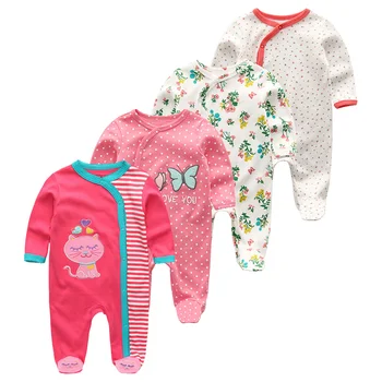 Комбинезон Для мальчика, комбинезон для новорожденных, Хлопчатобумажная пижама с длинным рукавом, комбинезон для девочек, детская одежда Roupa De Bebes