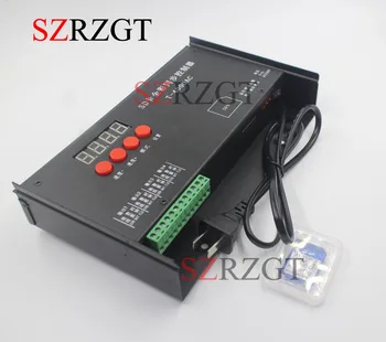 Контроллер SD-карты T-4000AC T-4000 Полноцветный Программируемый светодиодный пиксельный модуль Для полосы WS2811 WS2801 WS2812B 6803 1903