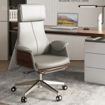 Кресло Босса, Кожаные Деловые Офисные Стулья, Компьютерное кресло, мебель для спальни, Подъемное Вращающееся кресло для кабинета, Игровое кресло