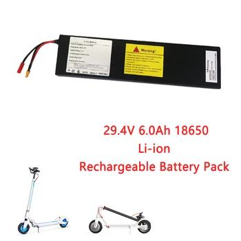 Литий-ионная аккумуляторная батарея 29,4 В 6,0 Ач 18650 для электрического велосипеда, мопеда, балансировочного скутера