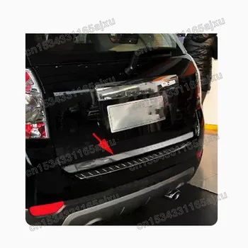 Металлическая отделка заднего багажника, накладка на крышку багажника, молдинг по краю, полоска для украшения, Автомобильный стайлинг для Chevrolet CAPTIVA 2007-2018