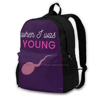 Милая сумка-рюкзак с изображением детства для мужчин, женщин, девочек-подростков, Черного молодого кита, человеческой жизни, размножения, биологии оплодотворения