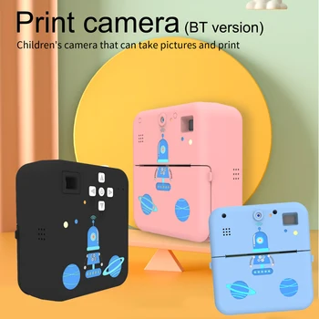 Мини-карманный принтер Камера мгновенной печати Портативная термопечать Беспроводное подключение BT для наклеек с картинками Diy handcraft