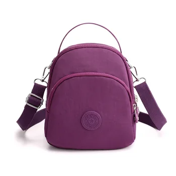 Многослойные нейлоновые рюкзаки, маленький мини-рюкзак, повседневная Женская сумка через плечо, женские сумки через плечо для студенток, школьная сумка