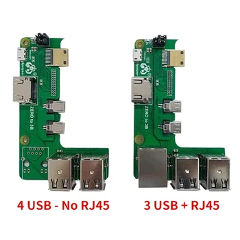 Модуль RJ45 Ethernet USB HUB Плата расширения HAT Breakout для RPI 0 Raspberry Pi Y3NC