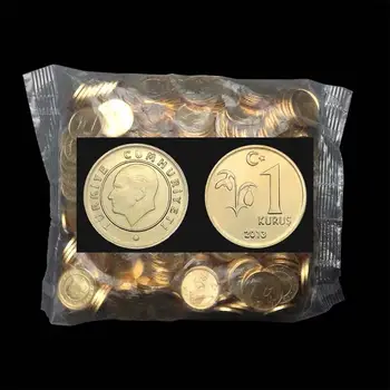 Монета Kemal President в 1 Курус из Турции 100 шт. 100% Оригинал