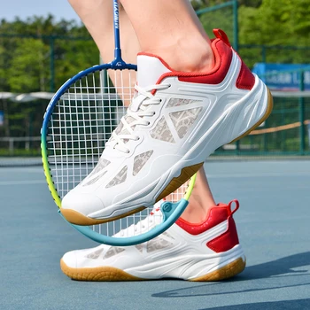 Мужская профессиональная обувь для бадминтона, пара спортивных кроссовок для ходьбы, мужская обувь для волейбола, Сетчатая дышащая спортивная обувь для тенниса, Размер 36-46