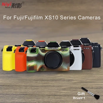 Мягкий Силиконовый Резиновый Чехол с Защитной Рамкой для Беззеркальной Камеры Fujifilm Fuji X-S10 XS10