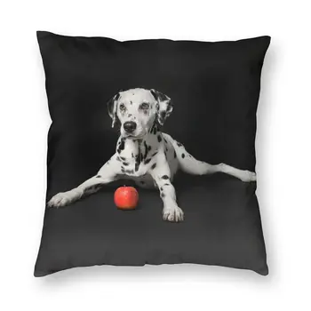 Наволочка для далматинской собаки, домашние декоративные подушки с рисунком животных, подушка для гостиной с двусторонней печатью