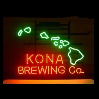Неоновая Световая Вывеска Kona Brewing Co Beer На Заказ Ручной Работы Из Настоящей Стеклянной Трубки Bar Hotel KTV Store Company Restaurant Display Lamp 19 