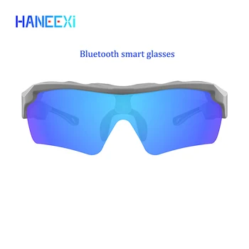 Новейшие мужские и женские модные аудио солнцезащитные очки, очки синего и красного цвета, очки BT, вызывающие музыку, Умные очки для водителя автобуса